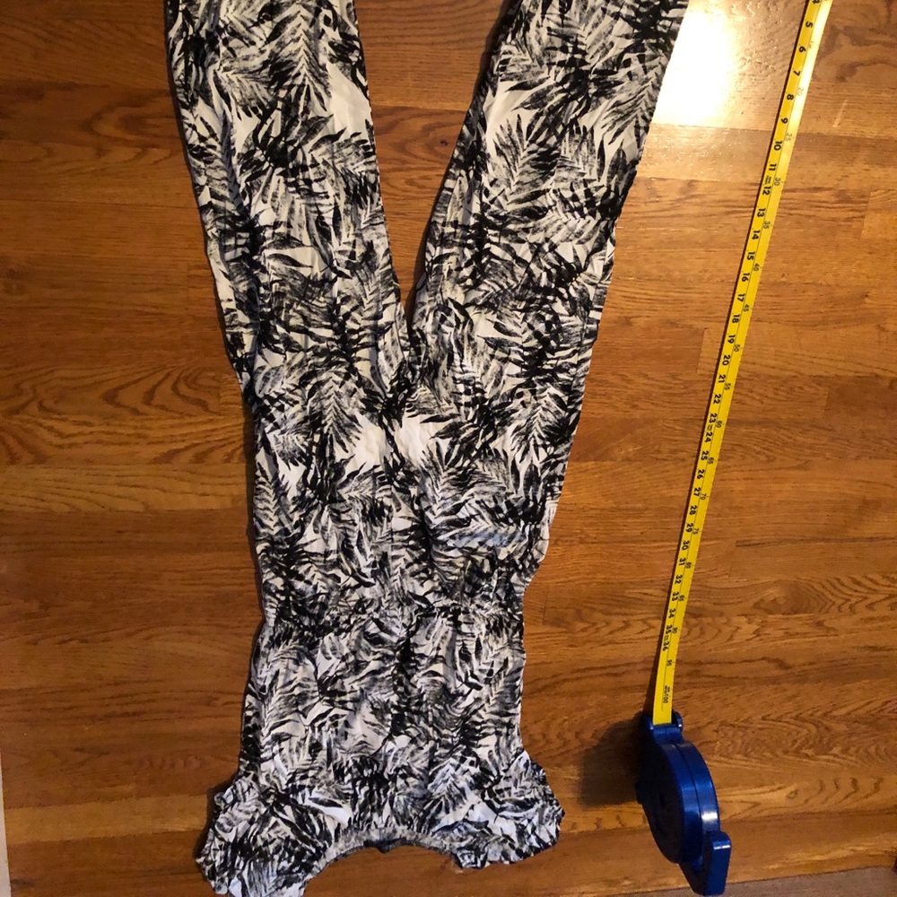 GIRLS large one piece tropical print jumpsuit